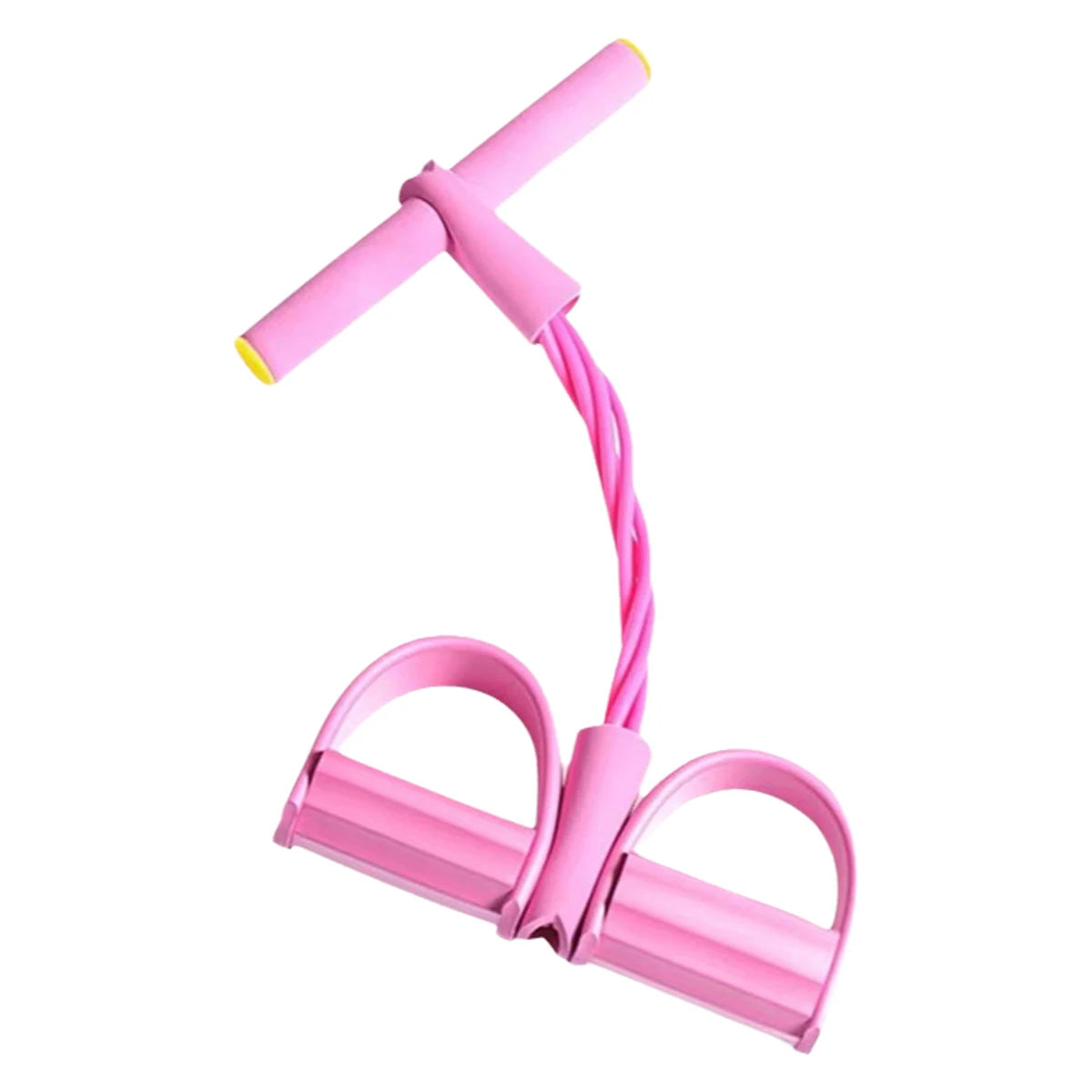 Home Fitness Equipment: 4-Tube Resistance Bands Yoga Pedal Puller for Stretching and Exercise, Leg Muscle Strengthening Tool