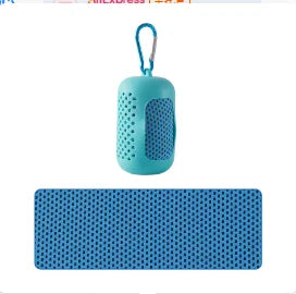 Cooling Towel Breathable Chilly Towel Sports Towel With Storage Box Yoga Towel Gym Towel for Indoor & Outdoor Activities